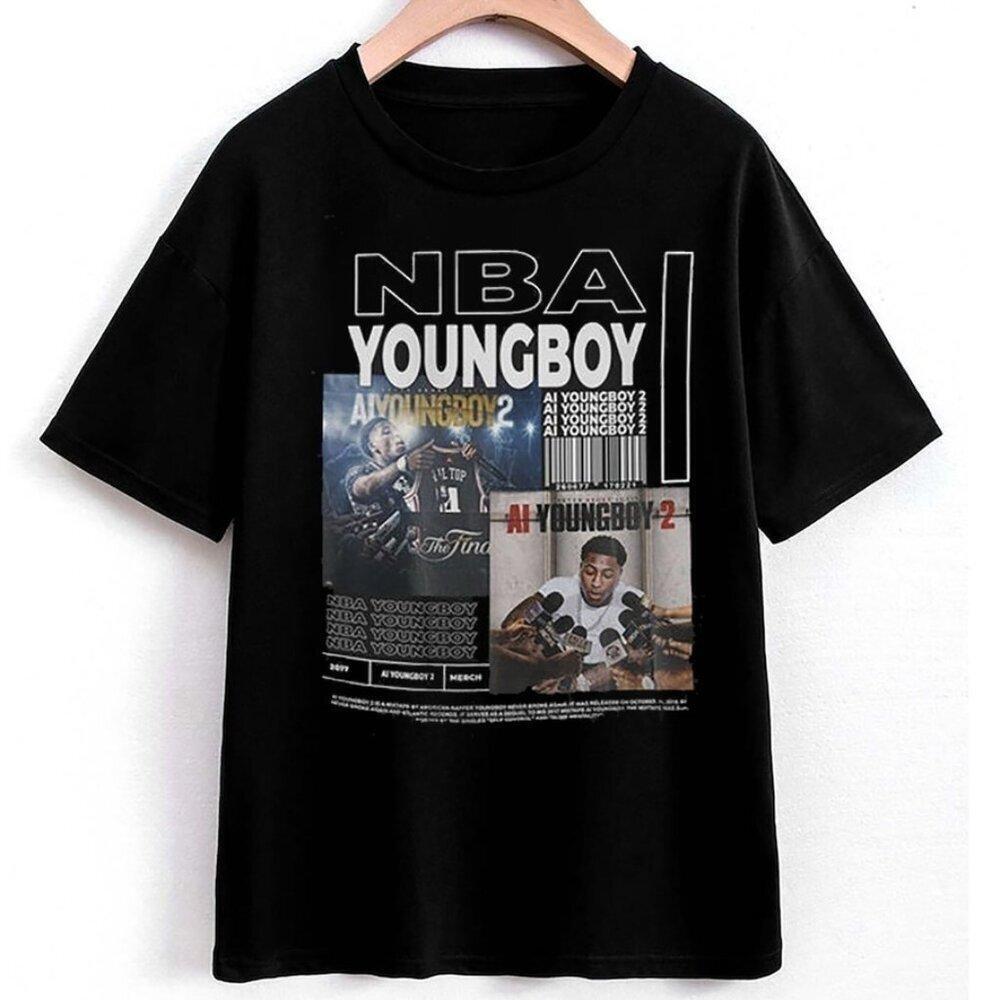 Youngboy NbaBasketball Fan Tee Streetwear Outfit Unisex T-Shirt 165